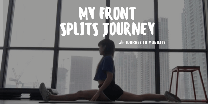 My front splits progress blog banner