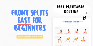 front splits fast for beginners blog banner