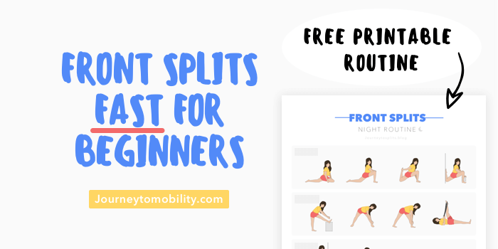How to Do The Front Splits Fast for Beginners – 5 Easy Steps