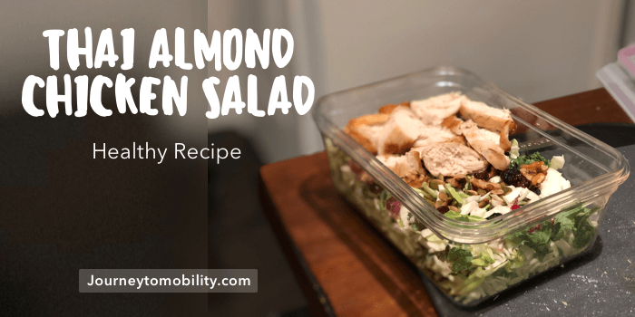 Healthy Thai Almond Chicken Salad Recipe