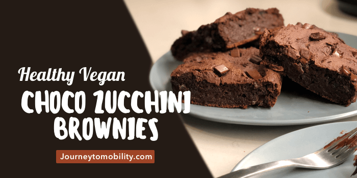 Healthy chocolate zucchini brownies recipe vegan