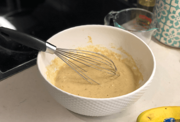 healthy banana pancake batter