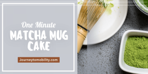 healthy matcha mug cake