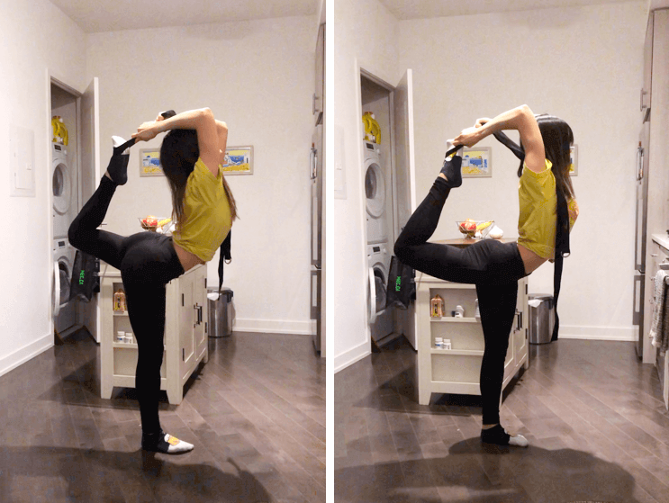 dancers pose backbend progress